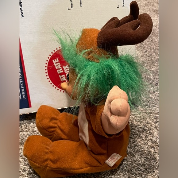 Russ Vintage Troll Kidz Rudy- 90s Christmas Troll Collectible. - Picture 2 of 7